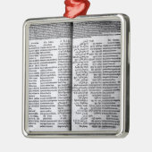 Psalm van David: Psalterim Octaplums, 1516 Metalen Ornament (Links)