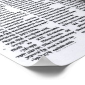 Psalm van David: Psalterim Octaplums, 1516 Poster (Hoek)