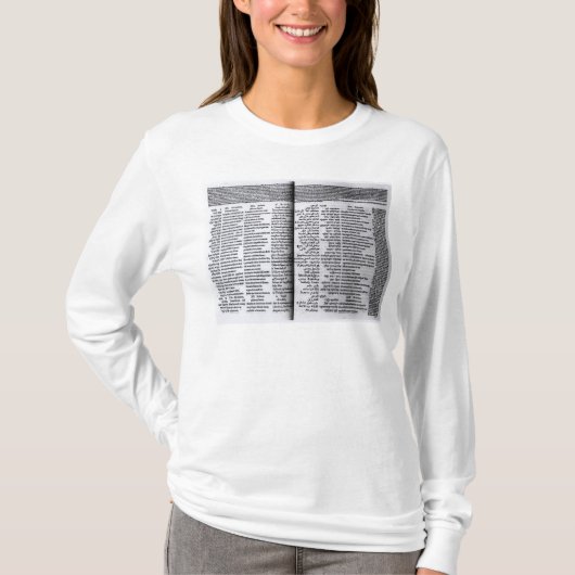 Psalm van David: Psalterim Octaplums, 1516 T-shirt (Voorkant)