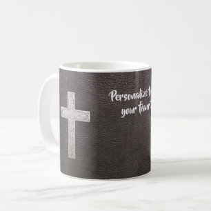 Psalm Verse Christelijk metalen kruis personaliser Koffiemok