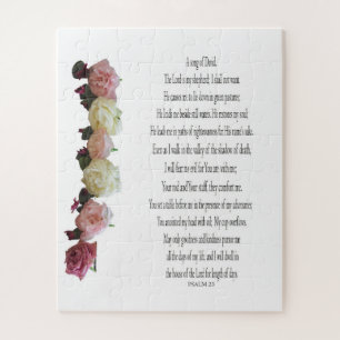 Psalm, witte Roos ventilator, uitdagende puzzel