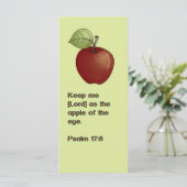 Psalmappel van het bladwijzer van ooggeschrift (Staand voorkant)