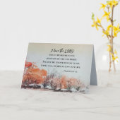 Psalmen 116 1-2 Ik hou van de Heer Bijbel Verse Kaart (Gele Bloem)