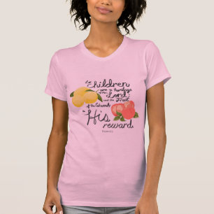  Psalmen 127:3 Fruit Vrouwen T T-shirt