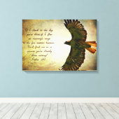 Psalmen 139:7 Inspirerend Canvas Afdruk (Insitu (Houten vloer))