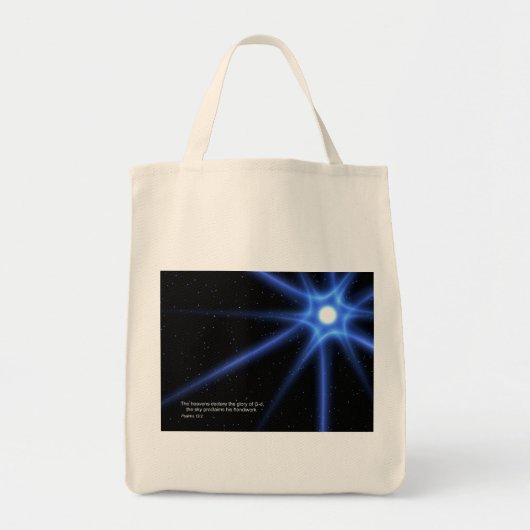 Psalmen 19:2 tote bag (Voorkant)