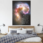 Psalmen 19 Inspirerend Canvas Print (Insitu (Slaapkamer))