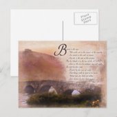 Psalmen 1:1-3 Gezegend is het man dat.. Briefkaart (Voorkant / Achterkant)