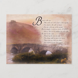 Psalmen 1:1-3 Gezegend is het man dat.. Briefkaart