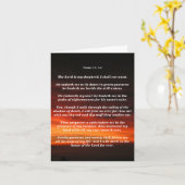 Psalmen 23: 1-6 kaart (Gele Bloem)