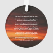 Psalmen 23: 1-6 ornament (achterkant)