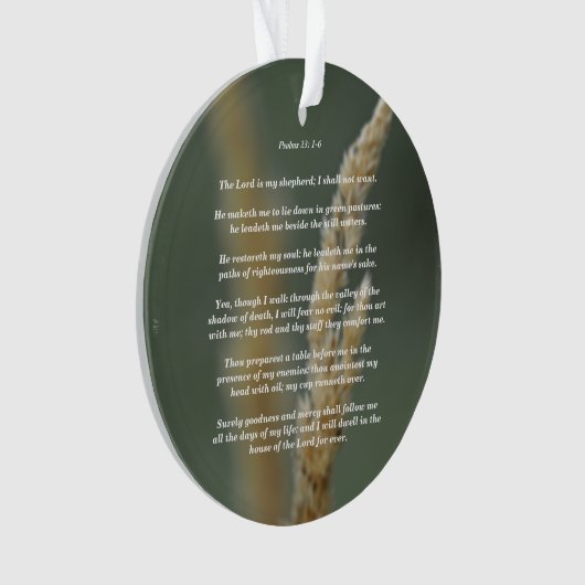 Psalmen 23: 1-6 ornament (voorkant)