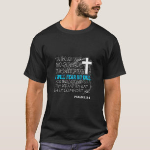 Psalmen 23 4 t-shirt