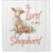 Psalmen 23 De Heer is mijn herder Christelijk Gelo Douchegordijn (Voorkant)