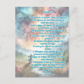 Psalmen 23 in het Spaans Briefkaart (Voorkant)