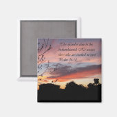 Psalmen 24:18 Psalm van Aanmoediging Koelkast Magn Magneet (Voorkant / Achterkant)