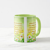 Psalmen 27:2 KJV Bijbel Schrift afbeelding tweekle Mok (Voorkant rechts)