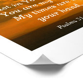 Psalmen 31: 14-15 poster (Hoek)