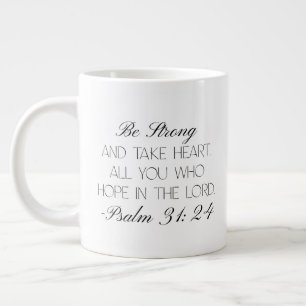 Psalmen 31:24 Hope Bijbeltekst Mok