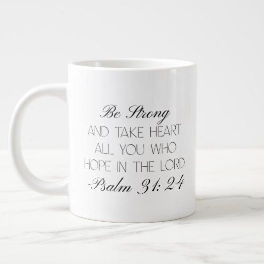 Psalmen 31:24 Hope Bijbeltekst Mok (Links)