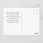 Psalmen 33:12 Gezegend is de natie USA Vlag Briefkaart (Achterkant)