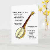 PSALMEN 33: Paise Lord met de Banjo Kaart (Gele Bloem)