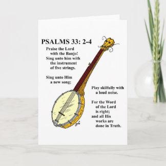 PSALMEN 33: Paise Lord met de Banjo Kaart