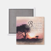 Psalmen 3:3 / Bijbelse aanmoediging Magneet (Voorkant / Achterkant)