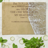 Psalmen 3:3 Mijn Schild Theedoek (Gevouwen)