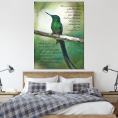 Psalmen 91:1-4 Inspirerend Canvas Print (Insitu (Slaapkamer))