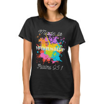 Psalmen 91:1 Bijbelvers T-shirt - Made to Worship