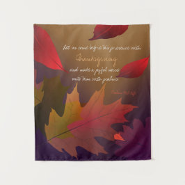 'Psalmen 95:2' Tapijt Wandkleed