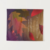 'Psalmen 95:2' Tapijt Wandkleed (Voorkant (horizontaal))