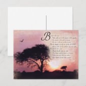 Psalmen Aanmoediging Inspirerend Bijbelvers Briefkaart (Voorkant / Achterkant)