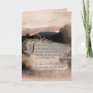 Psalmen Bijbelvers Aanmoedigingsgeschenken Kaart