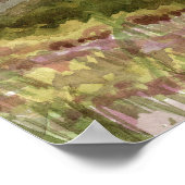 Psalmen Geschrift Woestijnlandschap bloemen Poster (Hoek)