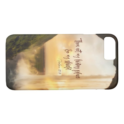 Psalmen Gij zijt mijn schuilplaats Bijbelvers Case-Mate iPhone Case (Achterkant (Horizontaal))