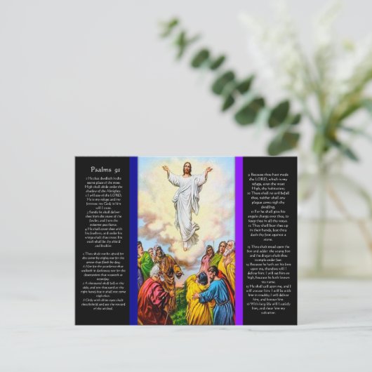 Psalmen hoofdstuk 91 Briefkaart (Staand voorkant)
