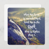 Psalmen: Wanneer mijn Hart Overweldigd Vers is (Voorkant / Achterkant)