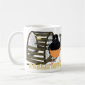 Psalmen — Witte gerompte Shama Koffiemok (Links)