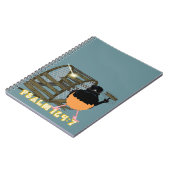 Psalmen — Witte gerompte Shama Notitieboek (Linkerzijde)