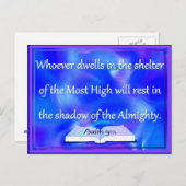 Psalmist onderdak briefkaart (Voorkant / Achterkant)