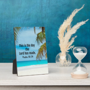 Psalms118:24, dit is de dag... fotoplaat
