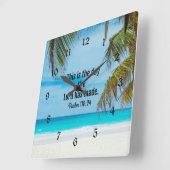 Psalms118:24, dit is de dag... vierkante klok (Hoek)