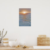 Psalms 102:13 met Pensacola Beach Sunrise Poster (Keuken)