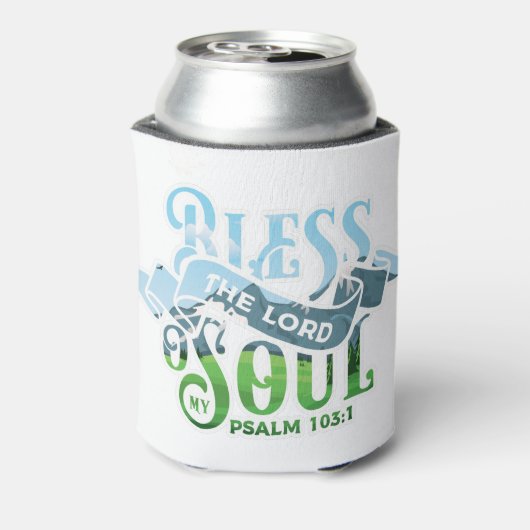 Psalms 103 Christelijk ontwerp Blikjeskoeler (Blikje Achterkant)