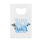 Psalms 103 Christelijk ontwerp Creditkaart Flessenopener (Achterkant)