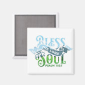 Psalms 103 Christelijk ontwerp Magneet (Voorkant / Achterkant)