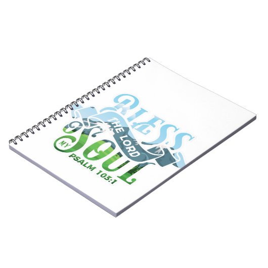 Psalms 103 Christelijk ontwerp Notitieboek (Linkerzijde)