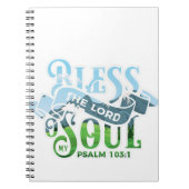 Psalms 103 Christelijk ontwerp Notitieboek (Voorkant)